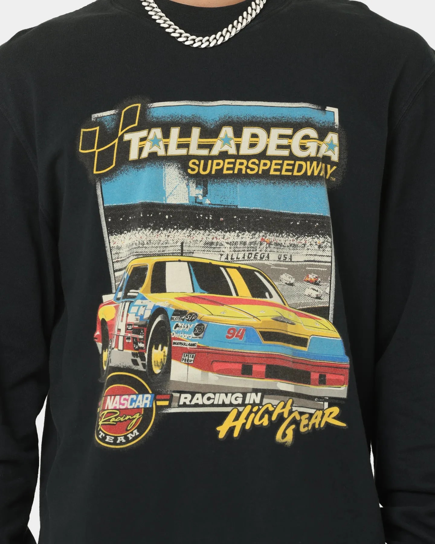 NASCAR Talladega Superspeedway Long Sleeve T-Shirt Vintage Black