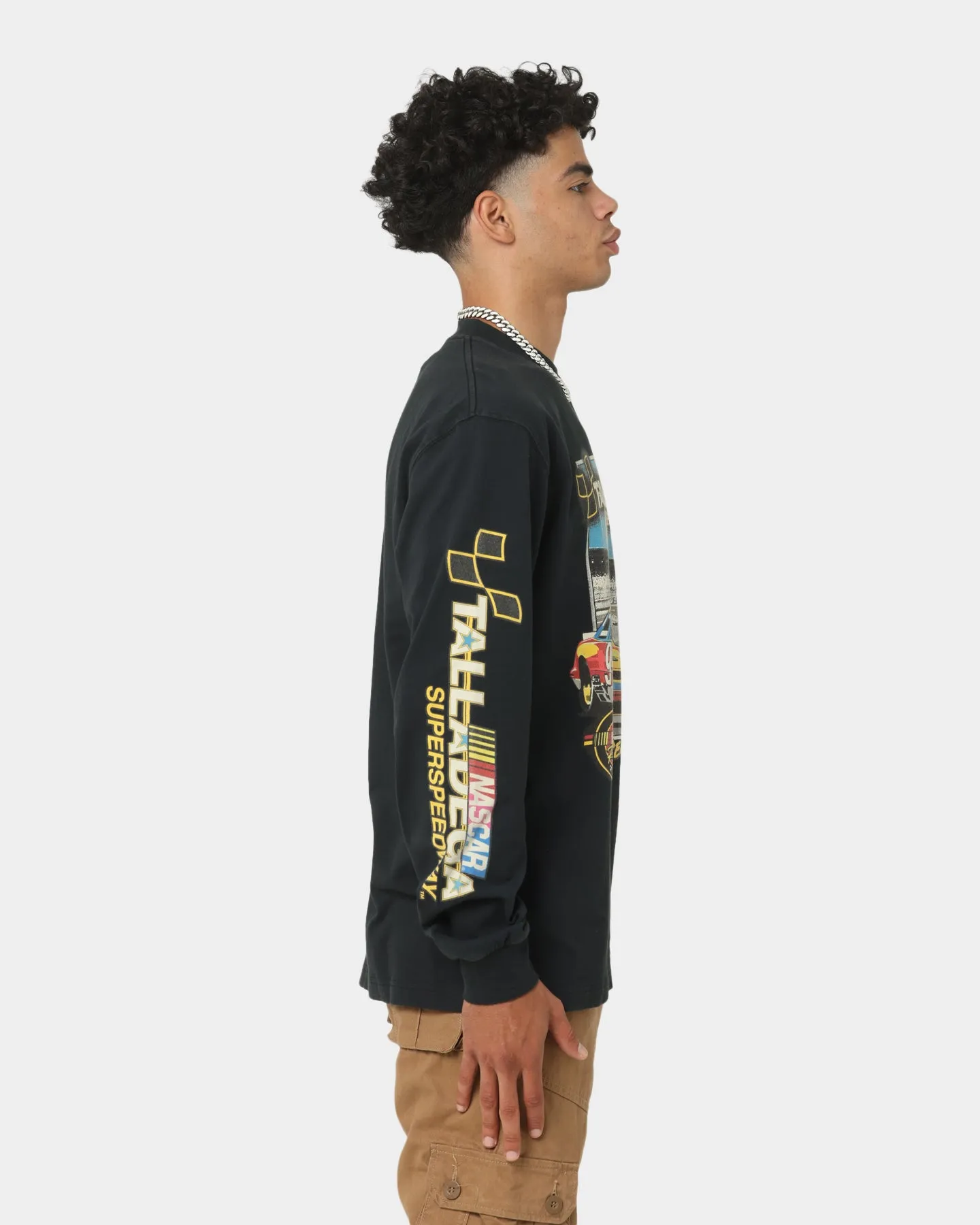 NASCAR Talladega Superspeedway Long Sleeve T-Shirt Vintage Black