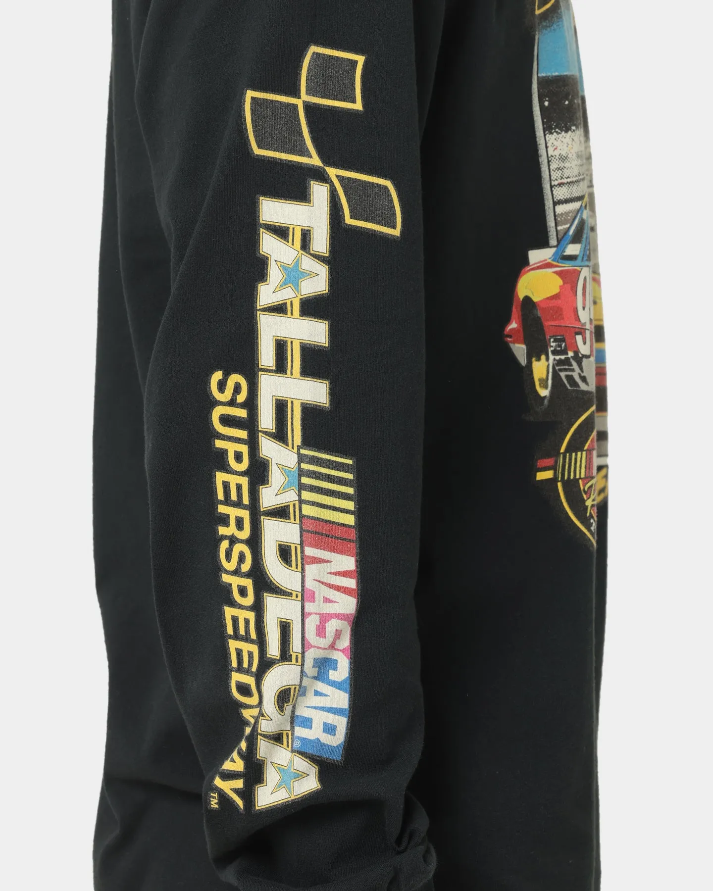 NASCAR Talladega Superspeedway Long Sleeve T-Shirt Vintage Black