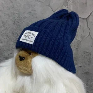 navy knit watch cap