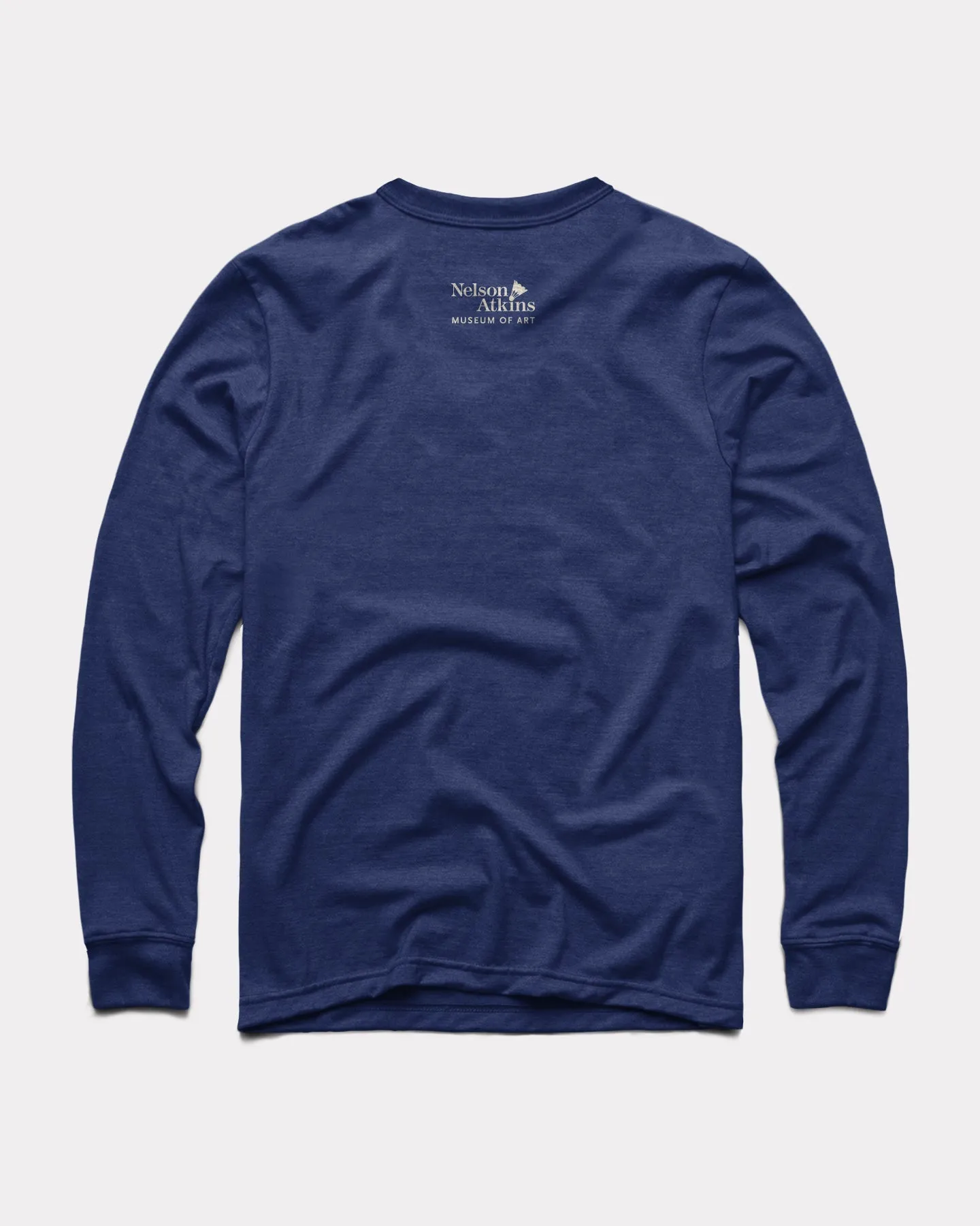 Nelson Atkins Hokusai KC Heart Navy Long Sleeve