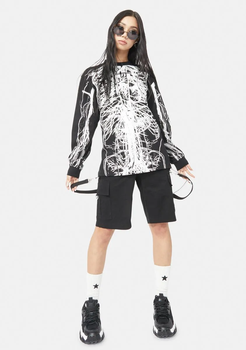 Nervous Long Sleeve Graphic Tee