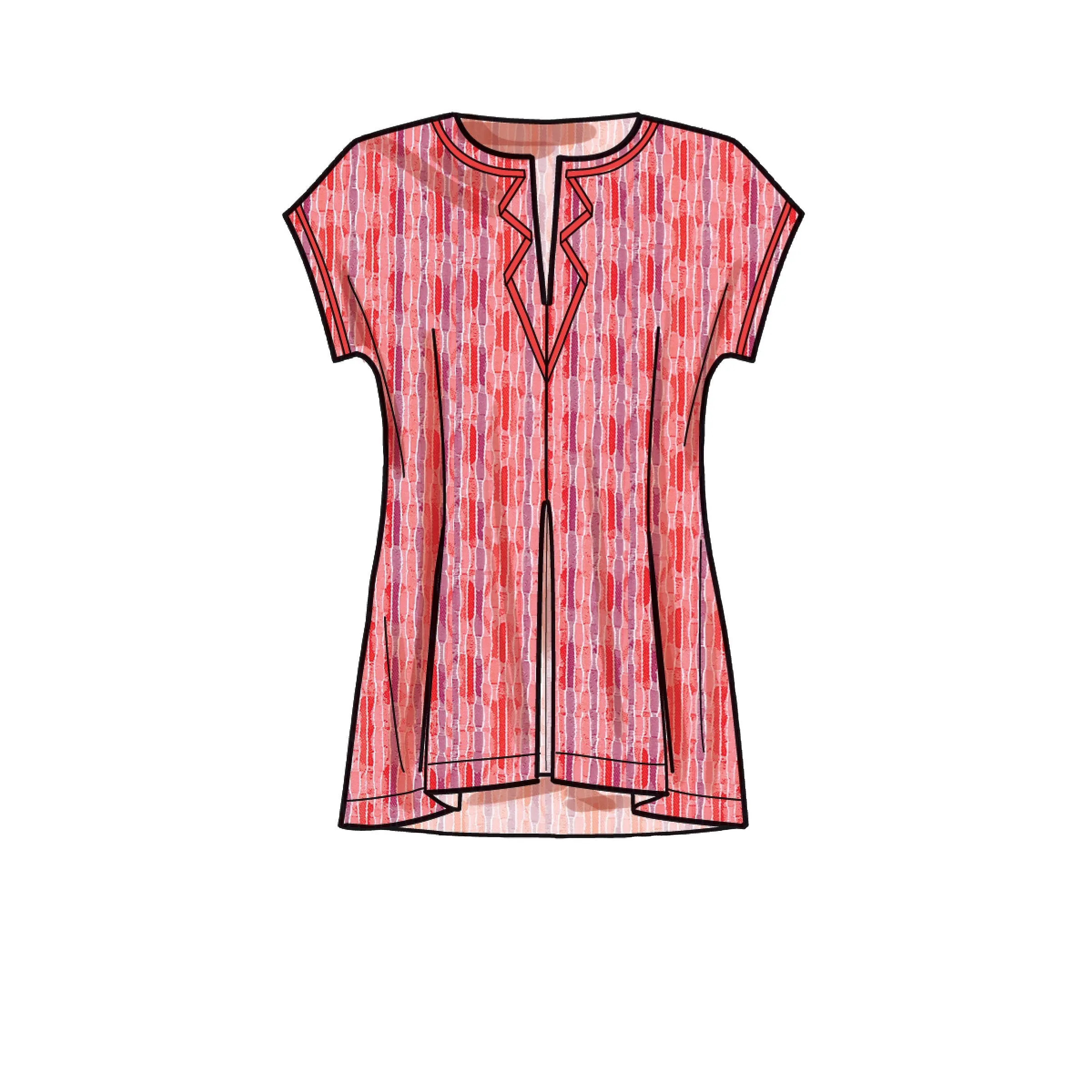 New Look Sewing Pattern 6672 Misses' Top or Tunic