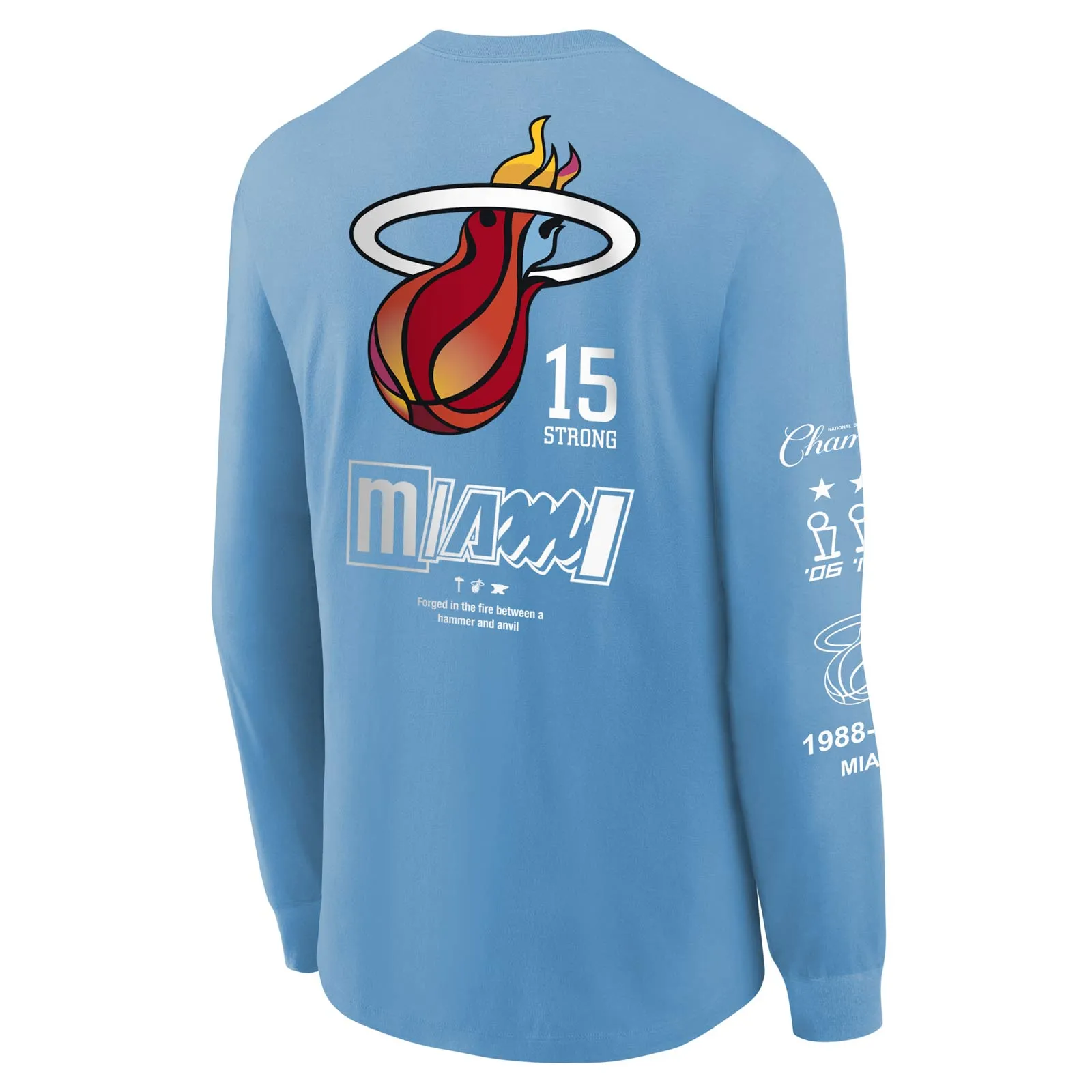 Nike Miami Heats NBA Kids Long Sleeve T-Shirt