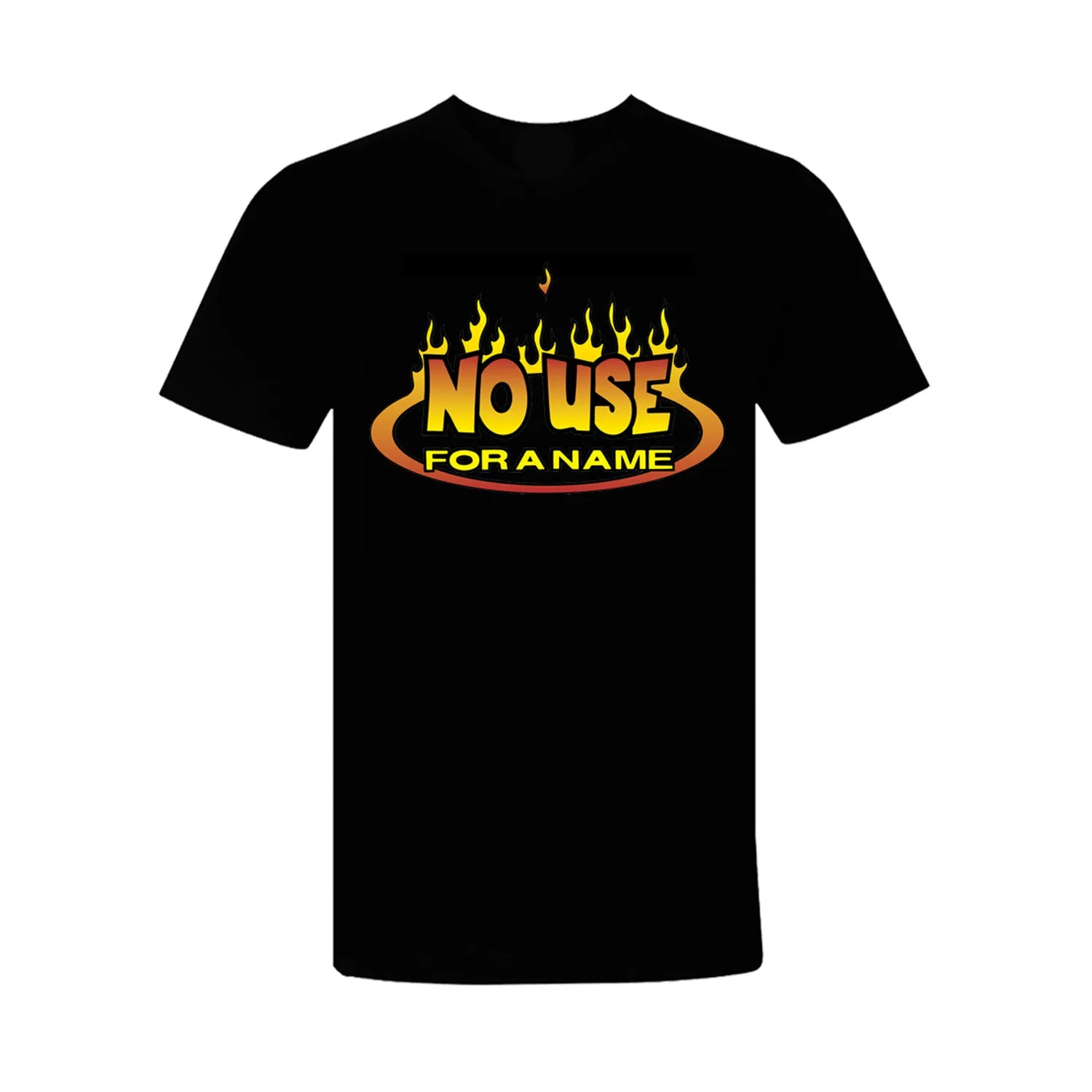 No Use For A Name Flame Logo T-Shirt (Black)