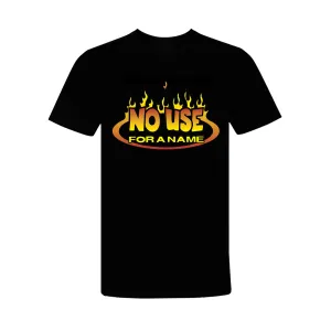 No Use For A Name Flame Logo T-Shirt (Black)