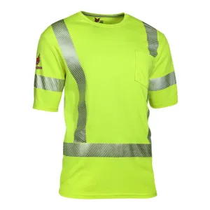 NSA DRIFIRE FR Hi-Vis Dual Hazard Short Sleeve Shirt TEEY2PC3_ _