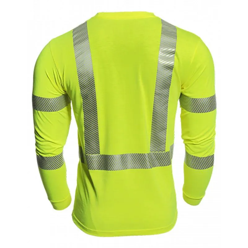 NSA DRIFIRE Strongknit FR Hi-Vis Long Sleeve T-Shirt