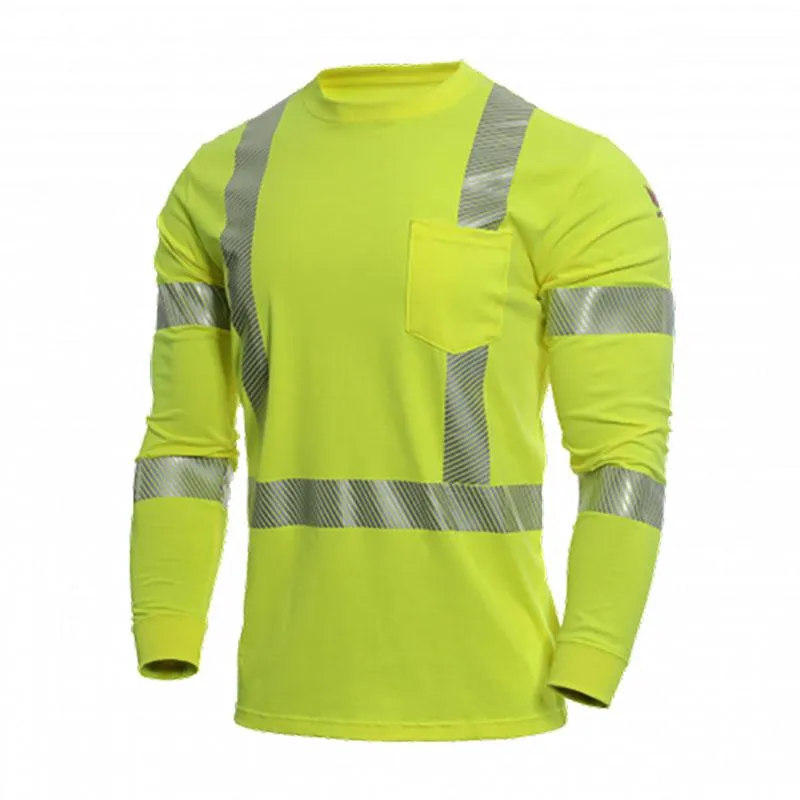 NSA DRIFIRE Strongknit FR Hi-Vis Long Sleeve T-Shirt