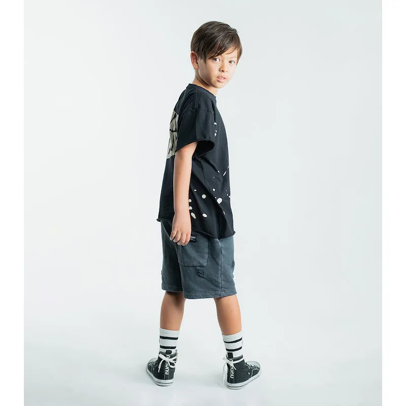 NUNUNU Only Human T-shirt Black