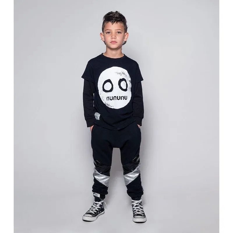 NUNUNU Smile Print T-Shirt