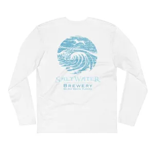 Ocean Blue Logo - Long Sleeve Fitted Crew