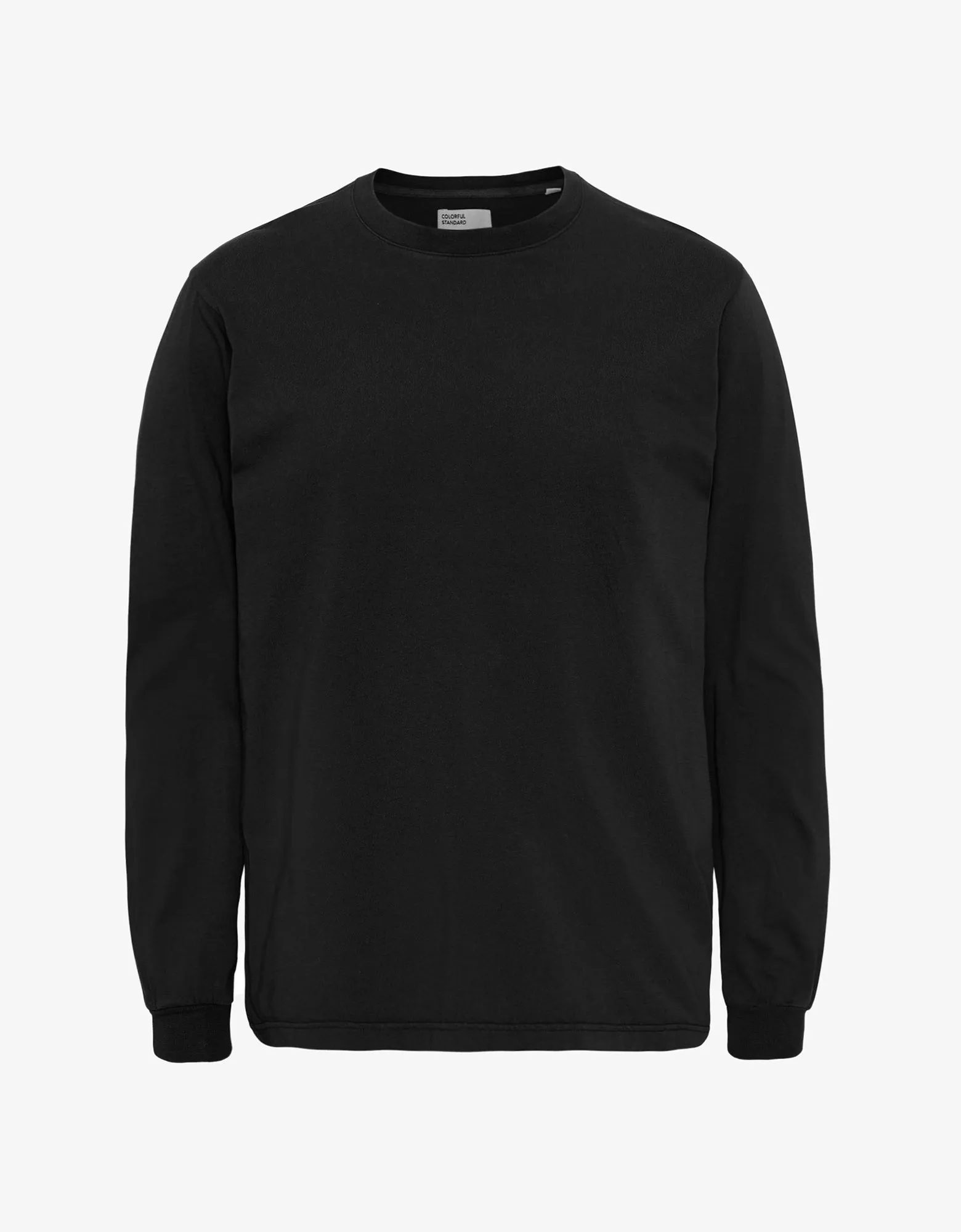 Oversized Organic LS T-shirt - Deep Black