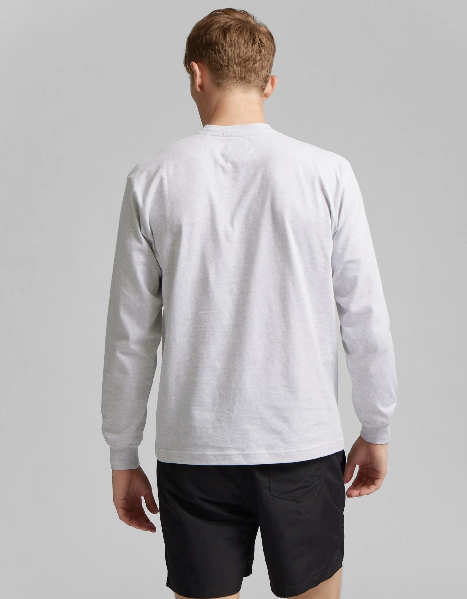 Oversized Organic LS T-shirt - Pearly Purple