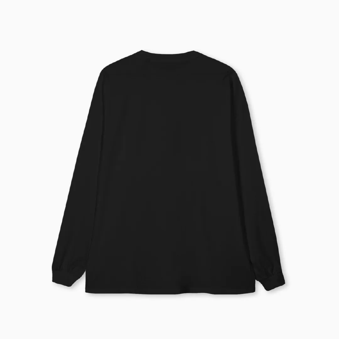 PARTCH Must L/S T-Shirt Oversized Black Organic Cotton
