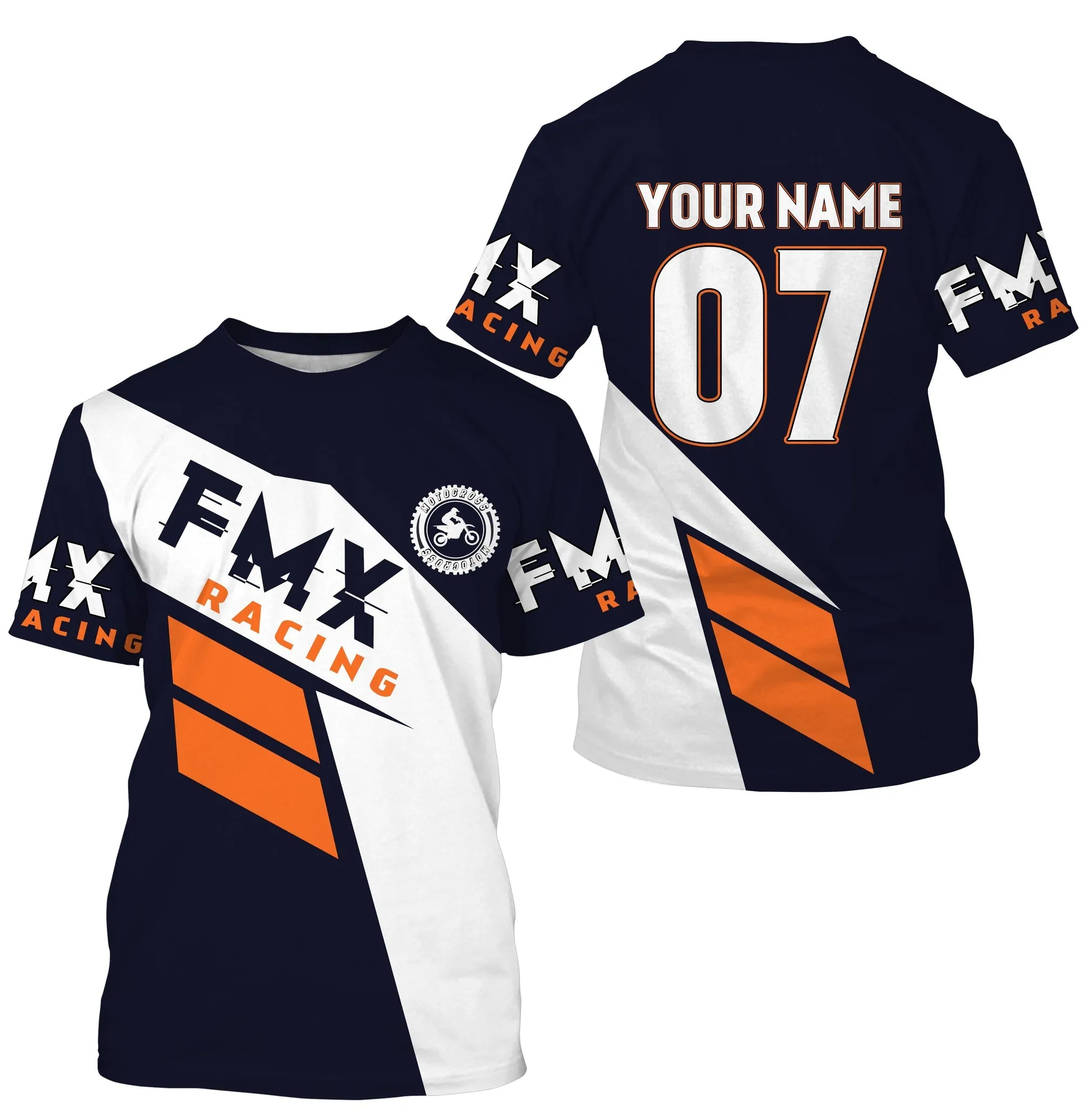 Personalized FMX Jersey UPF30  Freestyle Motocross Shirt Adults & Kid Dirt Bike Riders Motorcycle Racing