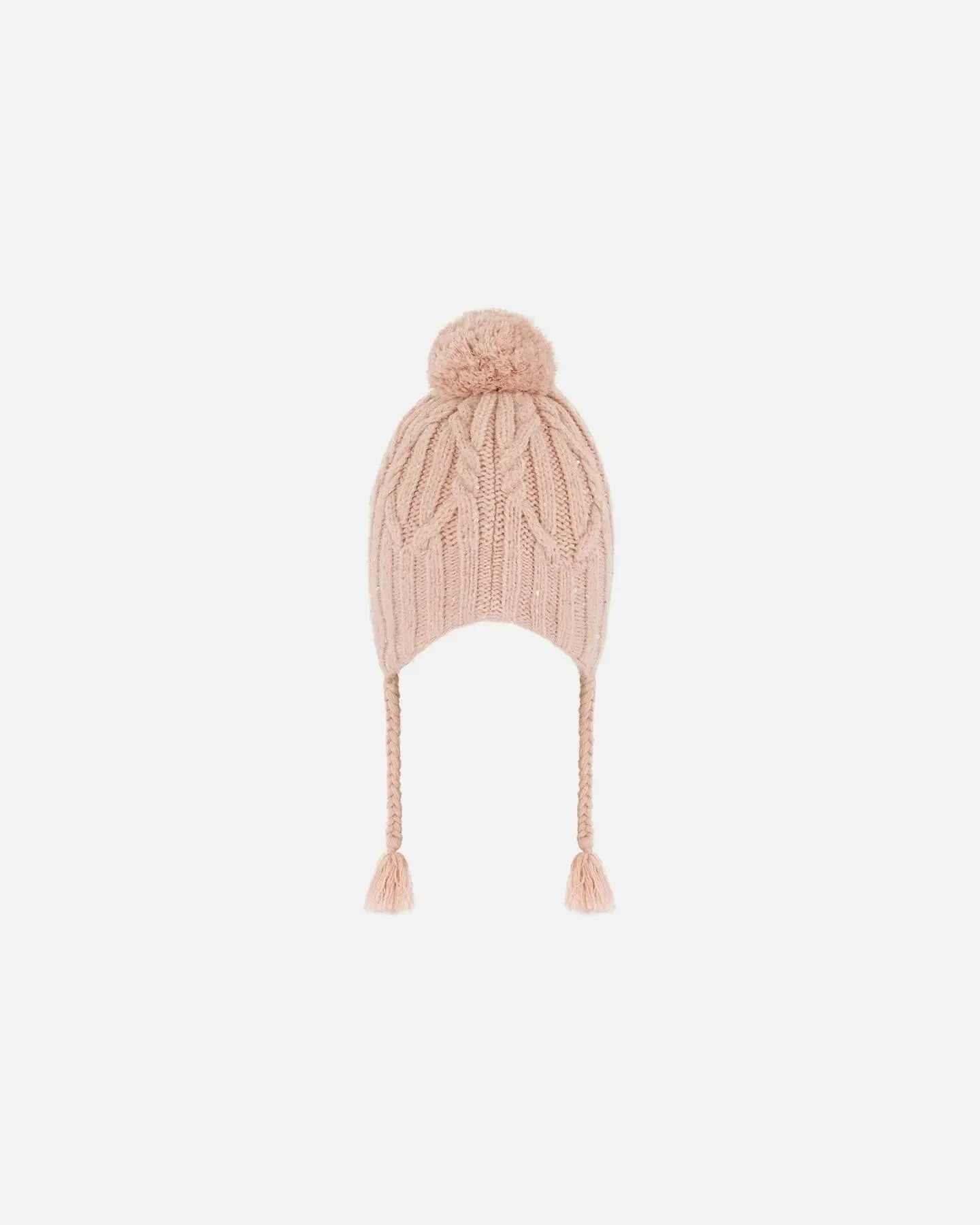 Peruvian Knit Hat Light Pink