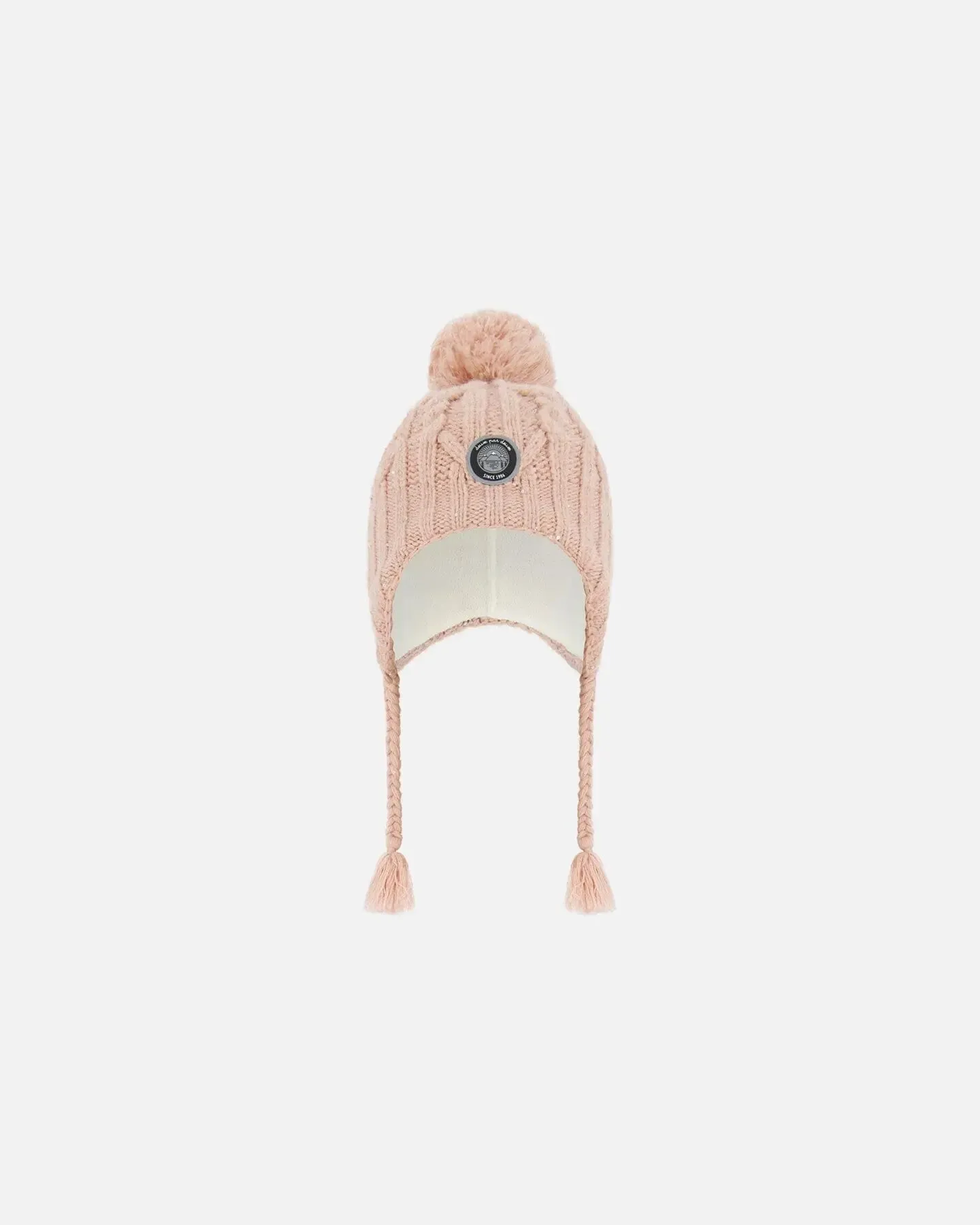 Peruvian Knit Hat Light Pink