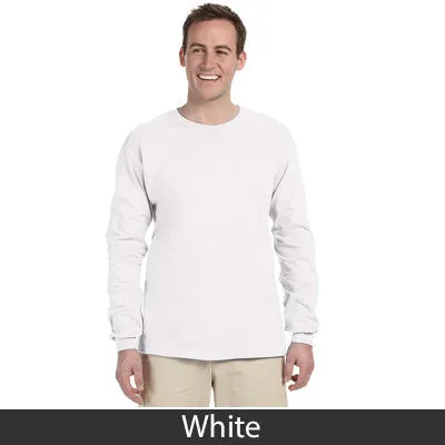Phi Beta Sigma Long-Sleeve Shirt, 2-Pack Bundle Deal - Gildan 2400 - TWILL
