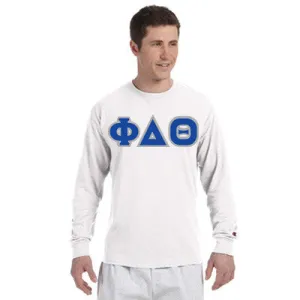 Phi Delta Theta Champion Long-Sleeve Tee - Champion CC8C - TWILL