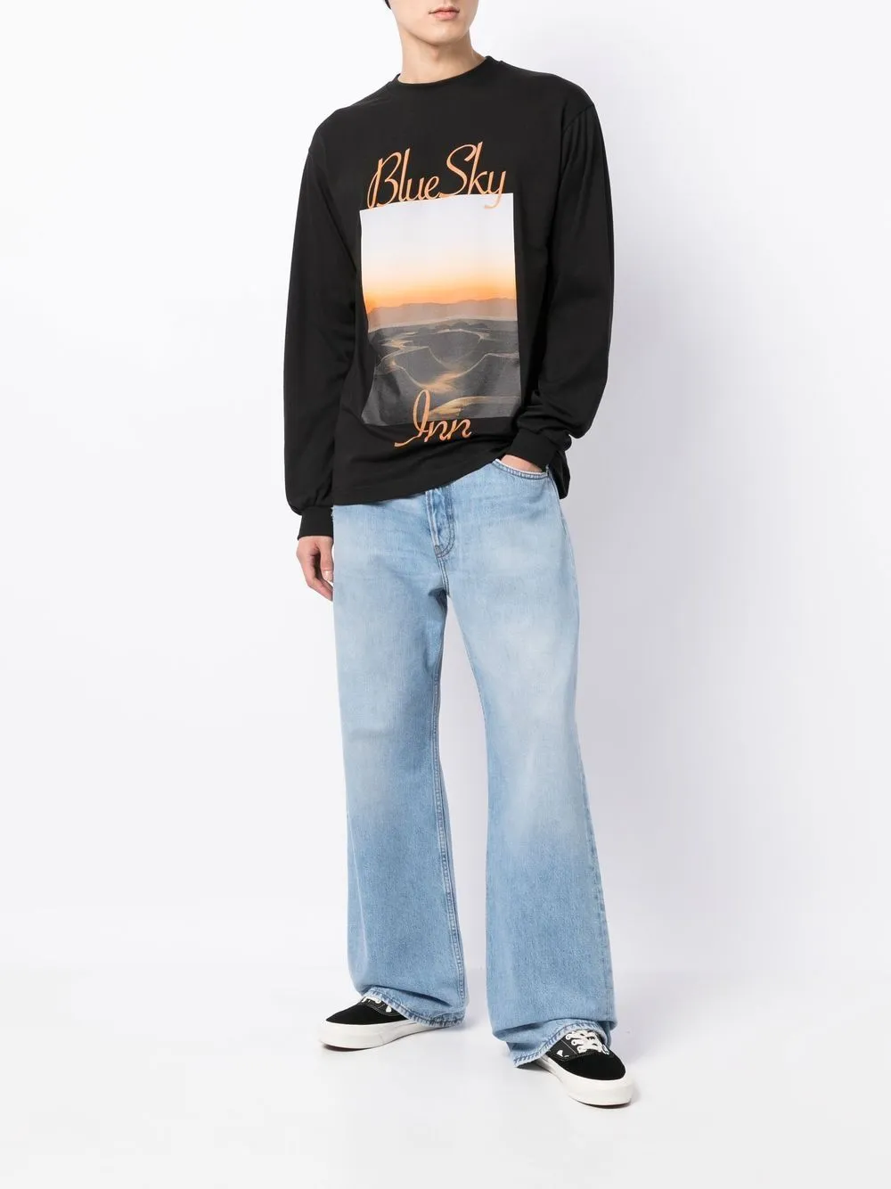 Photograph-Print Cotton Long-Sleeve T-Shirt