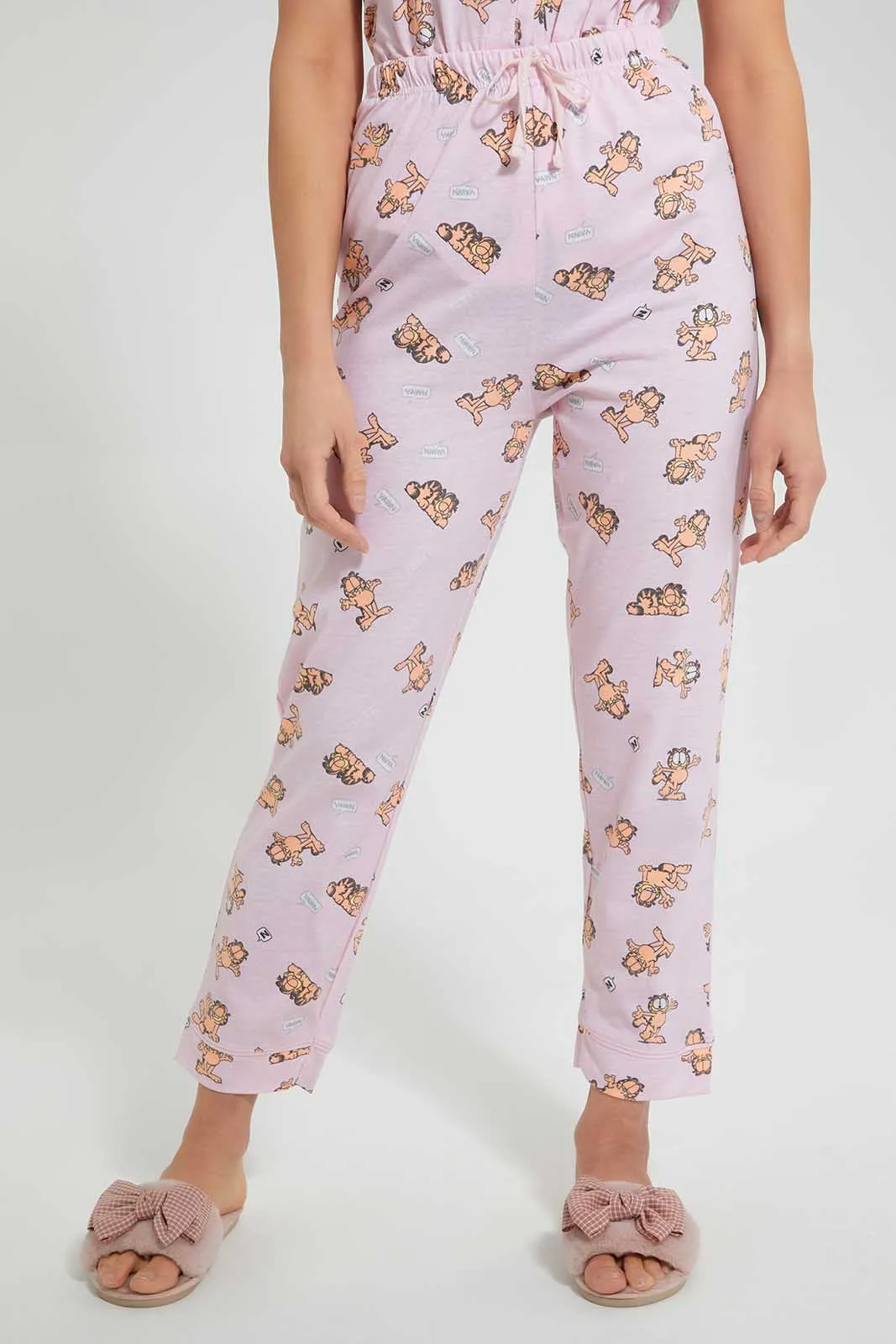 Pink Garfield Pyjama Set (2 Piece)
