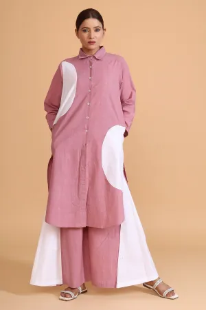 Pink Half Semi Circle Tunic