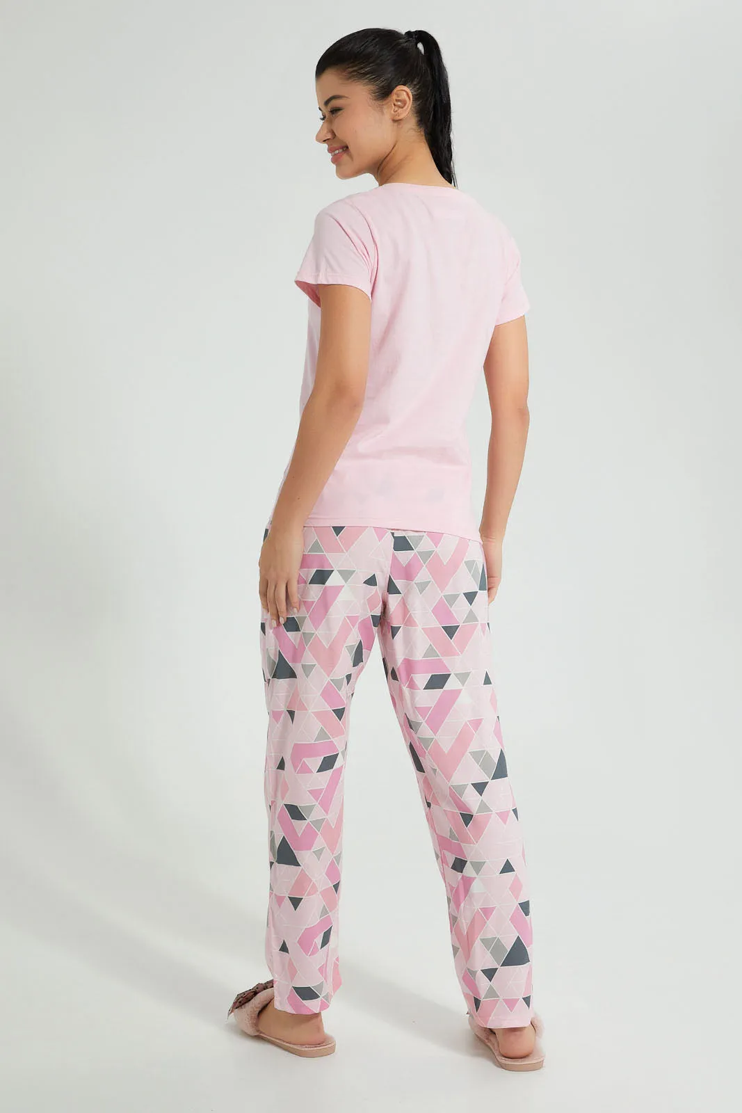 Pink Love Pyjama Set (2 Piece)