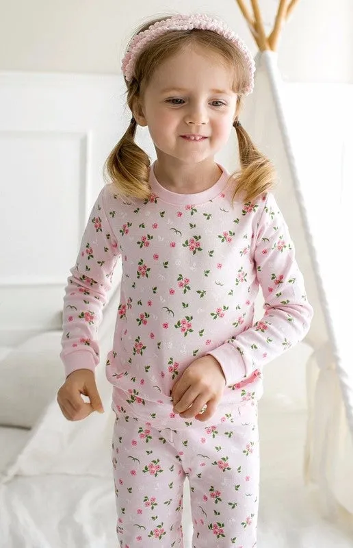 Pink Rose Long Sleeve Pajama