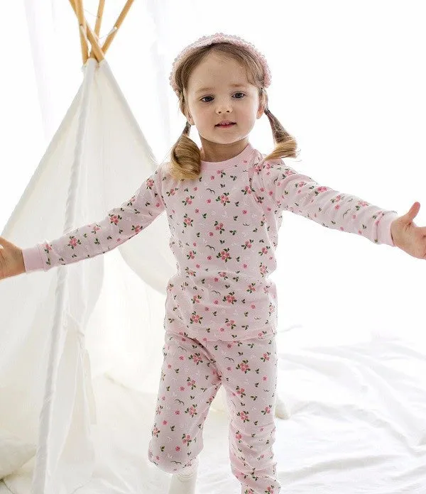 Pink Rose Long Sleeve Pajama