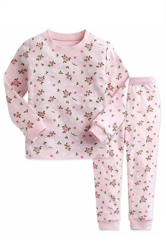 Pink Rose Long Sleeve Pajama