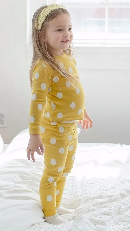 Polka Dot Mango Long Sleeve Pajama