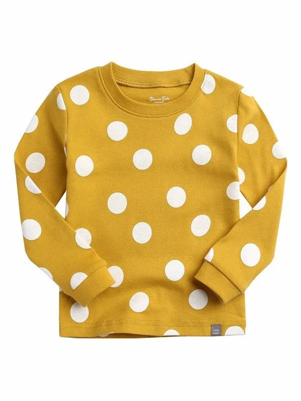 Polka Dot Mango Long Sleeve Pajama