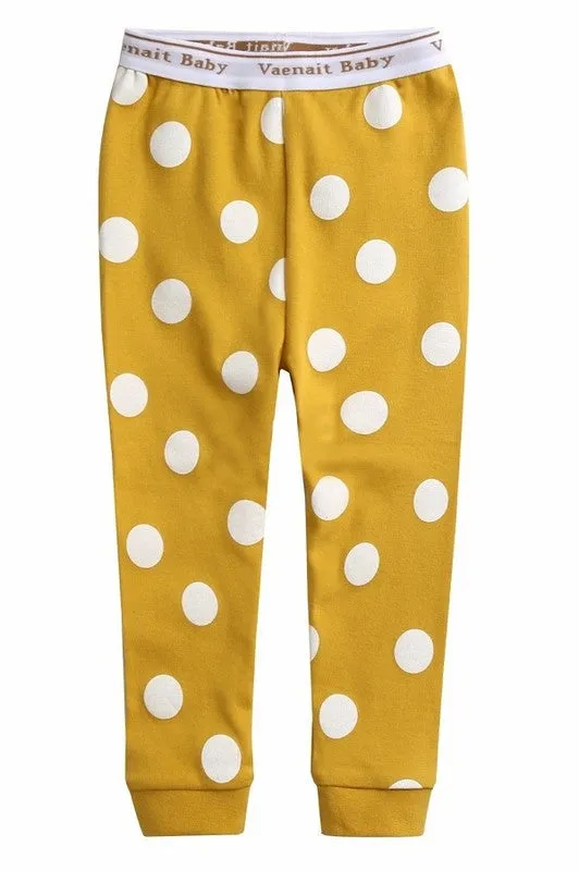 Polka Dot Mango Long Sleeve Pajama