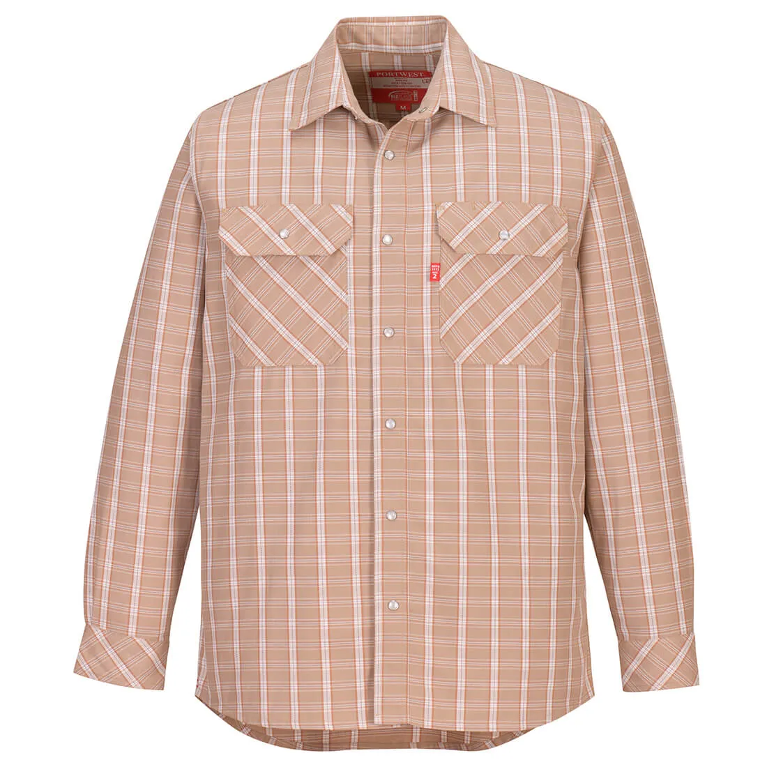 Portwest Bizflame 88/12 FR Plaid Shirt  (UFR97KHR)