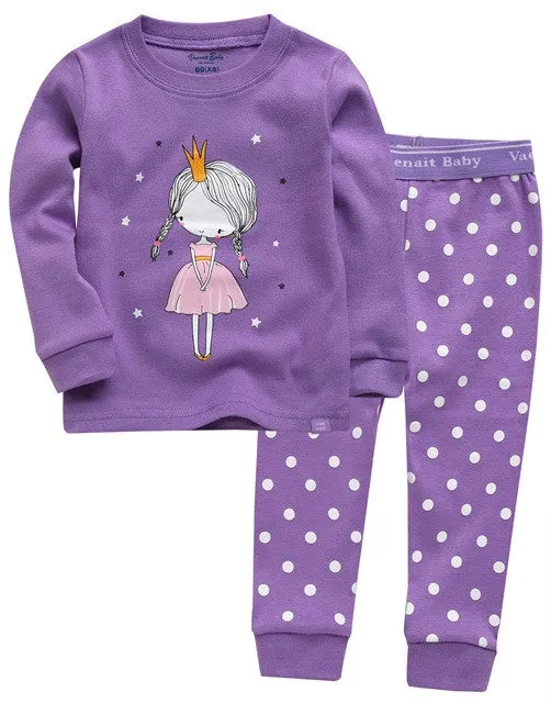Princess Purple Long Sleeve Pajama
