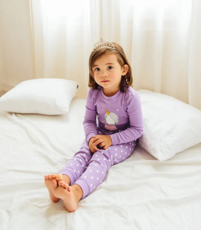 Princess Purple Long Sleeve Pajama