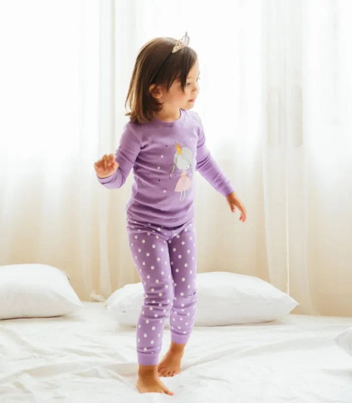 Princess Purple Long Sleeve Pajama