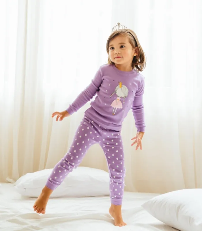 Princess Purple Long Sleeve Pajama