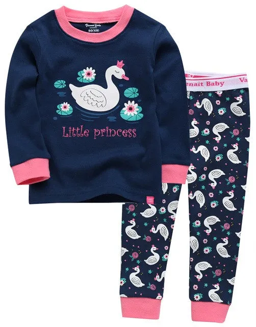 Princess Swan Long Sleeve Pajama