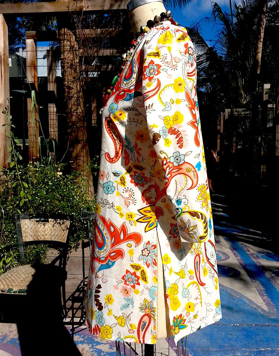 Raja Cotton Tunic Paisley Spice