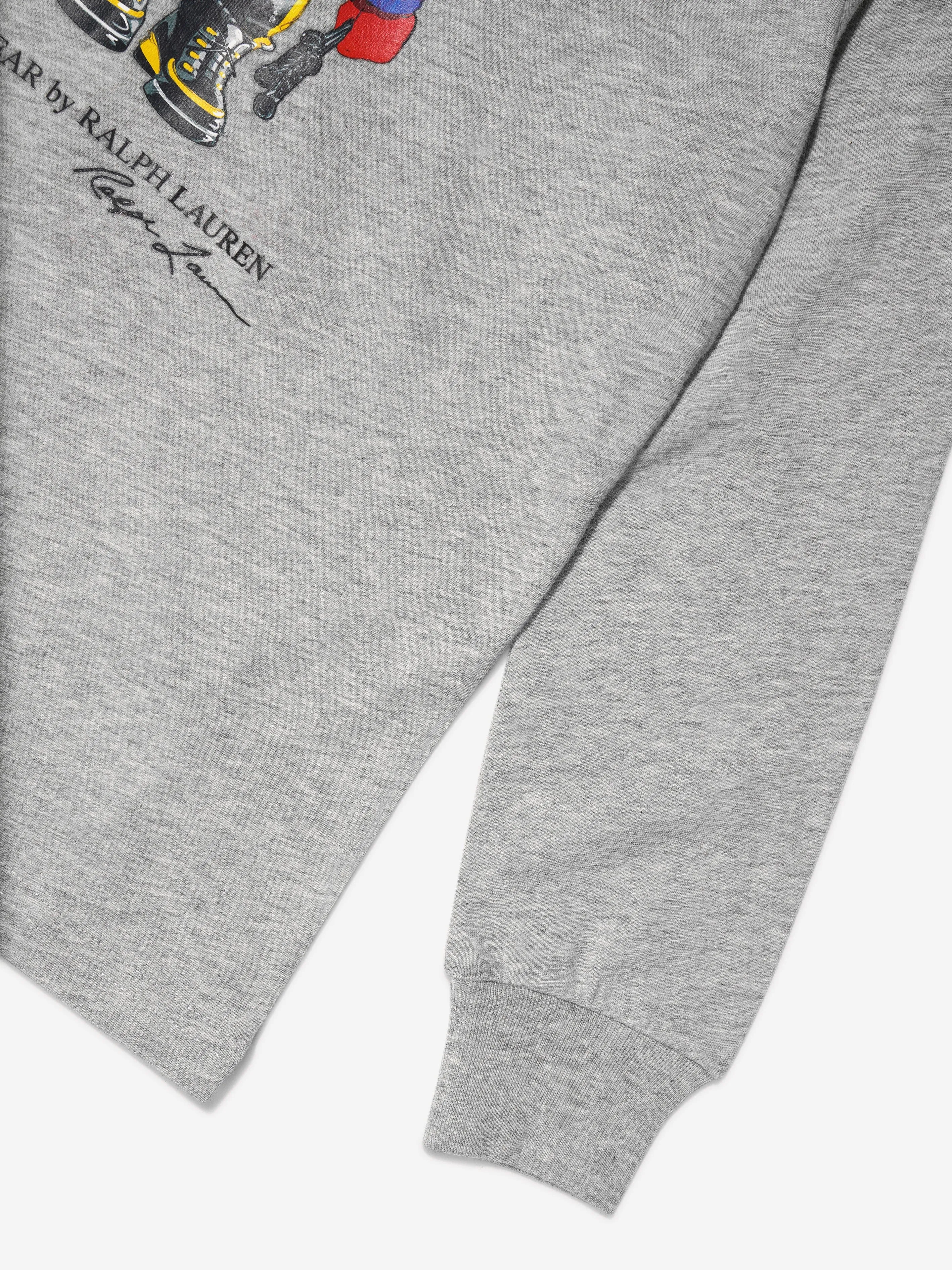 Ralph Lauren Boys Long Sleeve Ski Bear T-Shirt
