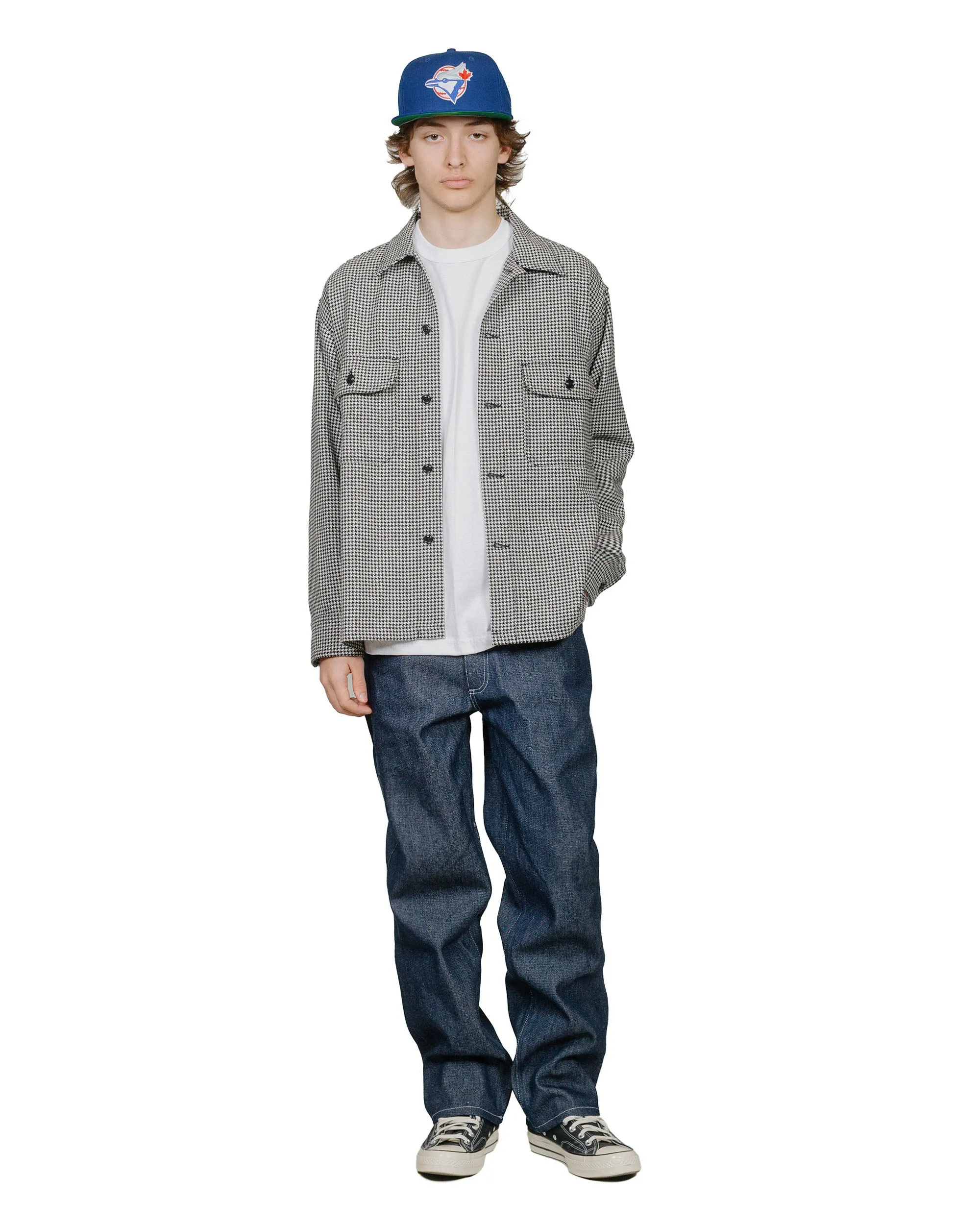 Randy's Garments Long-Sleeve Pocket Tee White