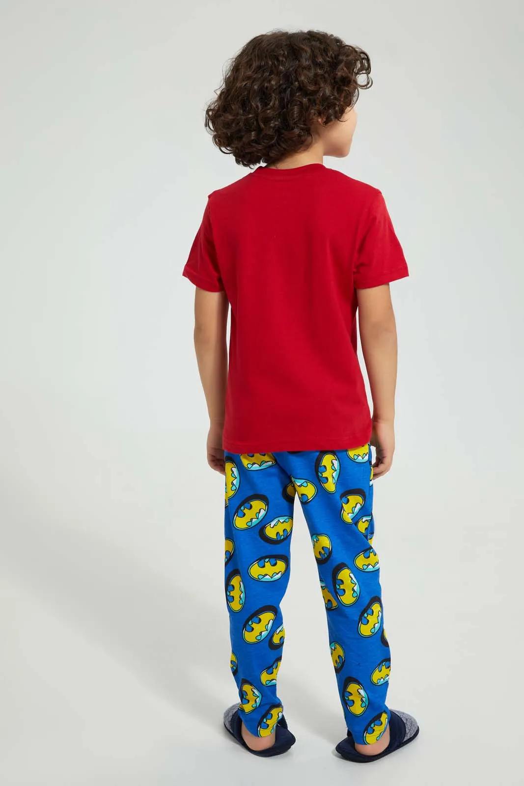 Red And Blue Batman Pyjama Set (Pack of 2)