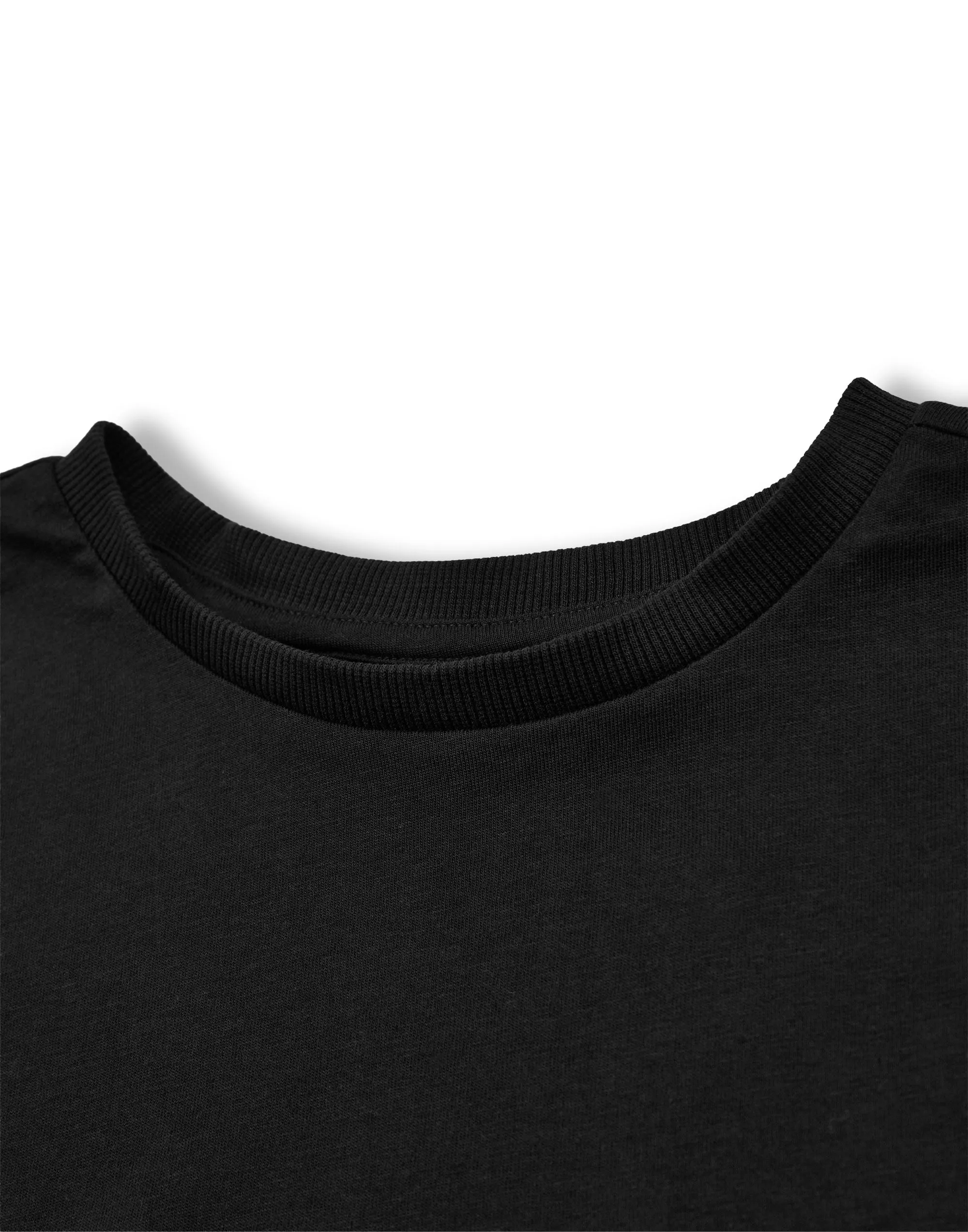 Red Hot Chili Peppers Flame Womens Black Cropped Short Sleeved T-Shirt