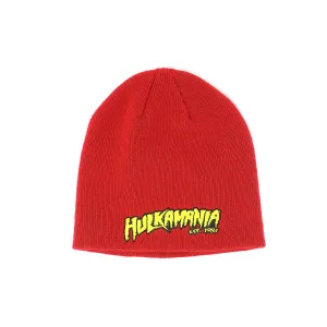 Red Hulkamania Knit Beanie