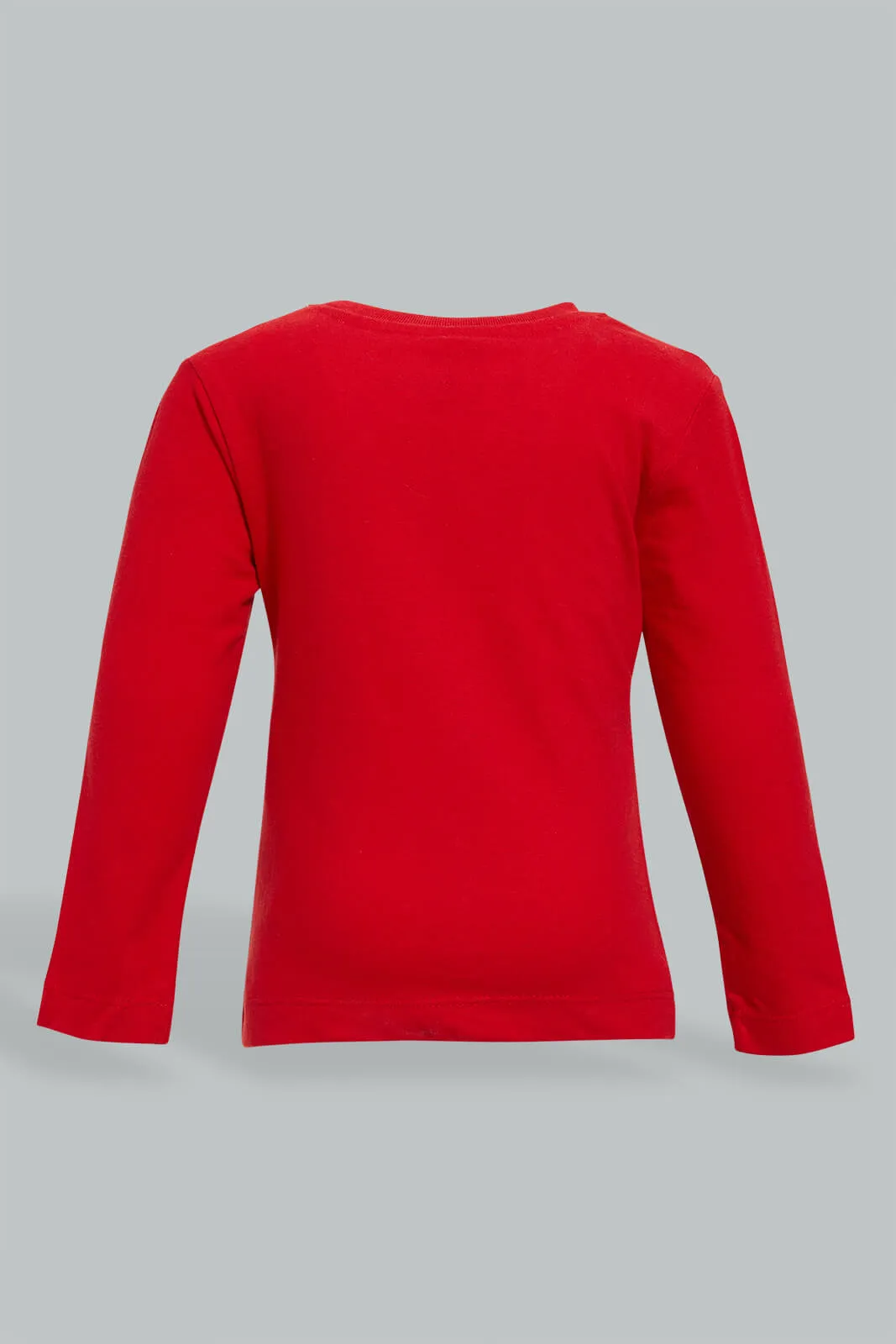 Red Slogan Print T-Shirt