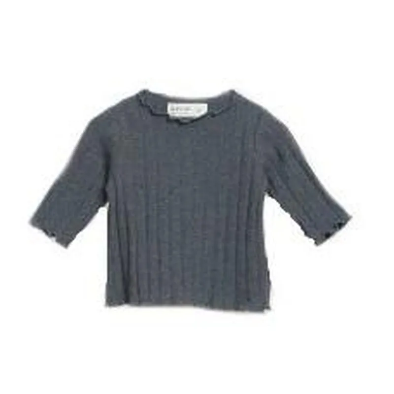 Rib jumper - stone