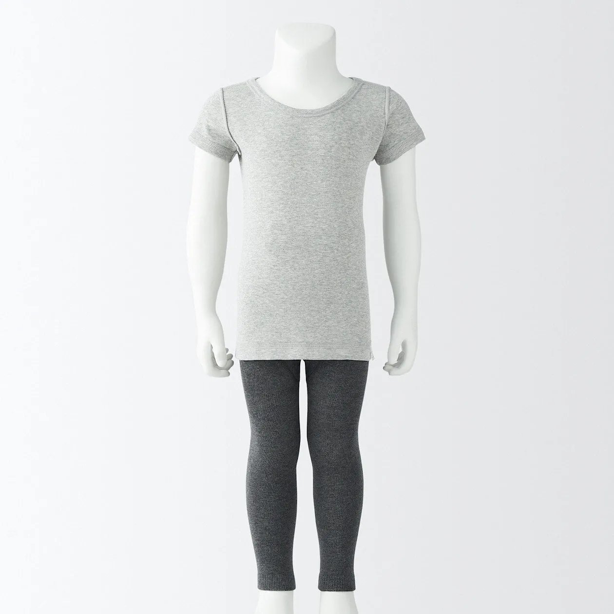 Rib Knit Crewneck T-Shirt (1-4Y)