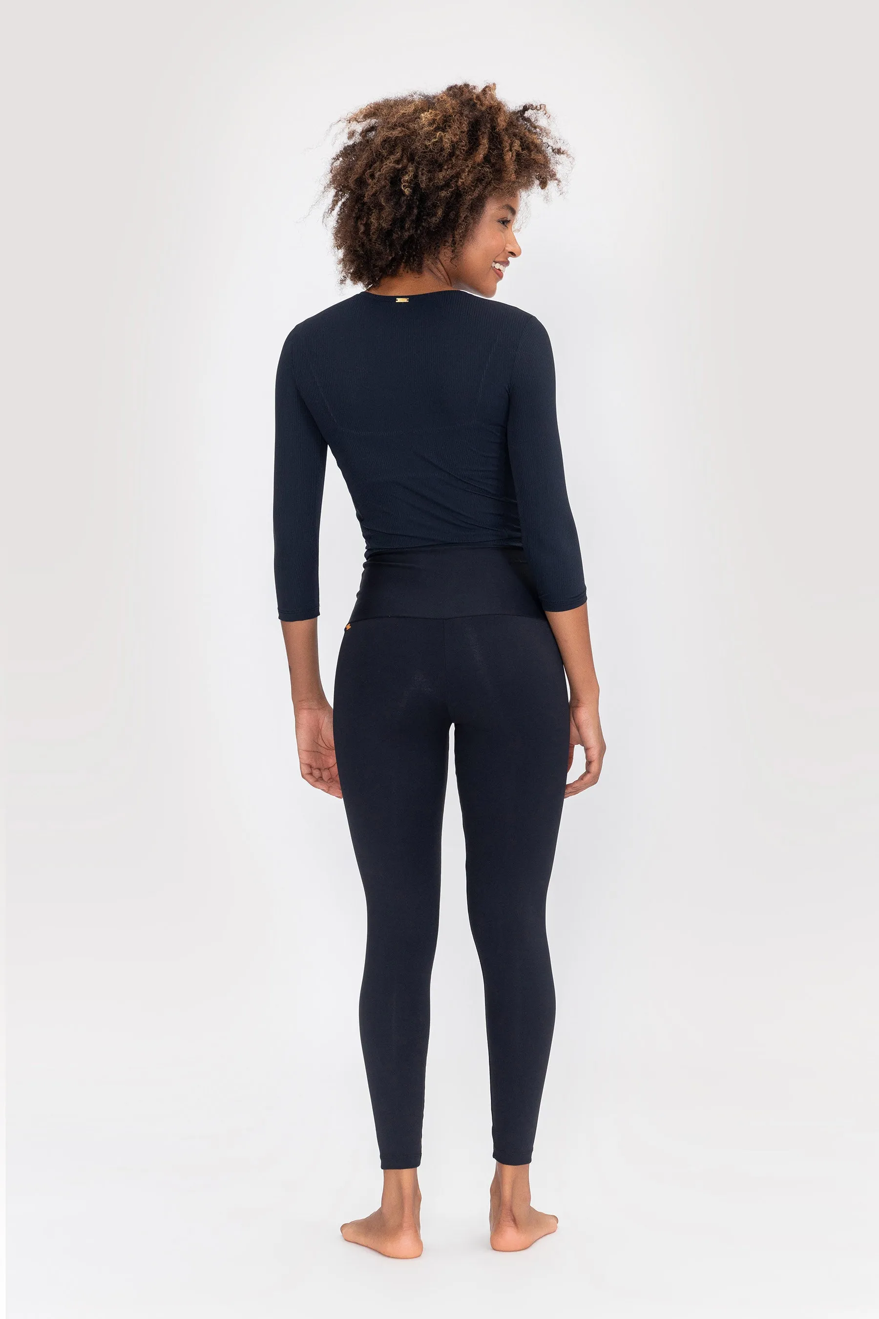Ribbed Long T-Shirt